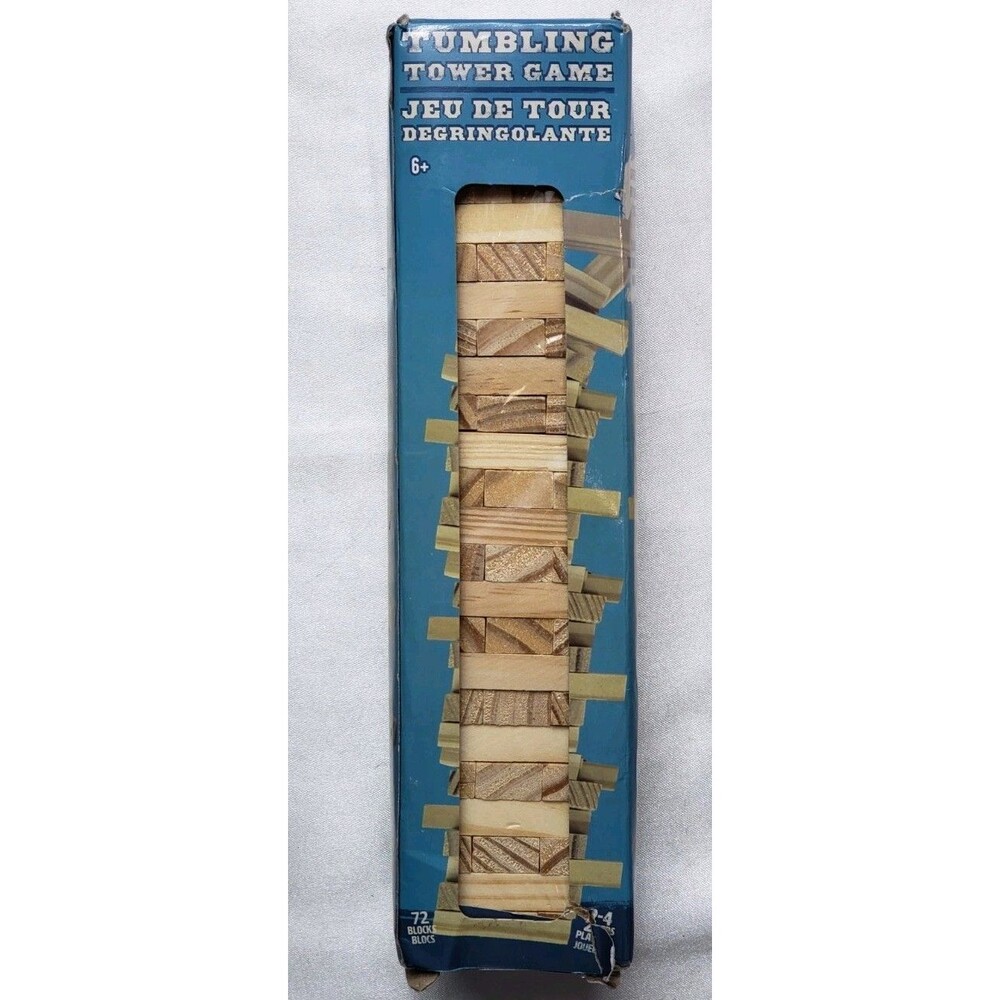 Greenbrier Tumbling Tower Game - 72 Pieces. Age Six And Up New In A Box.........